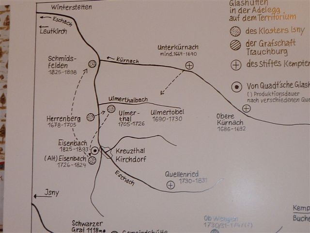 Glashüttenstandorte
